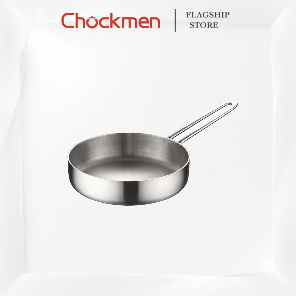 Quánh Chảo KINSGEM by Chockmen 16-20CM Inox 18/10 Cao Cấp Chảo Xào Chiến Rán Ngập Dầu Dùng Từ