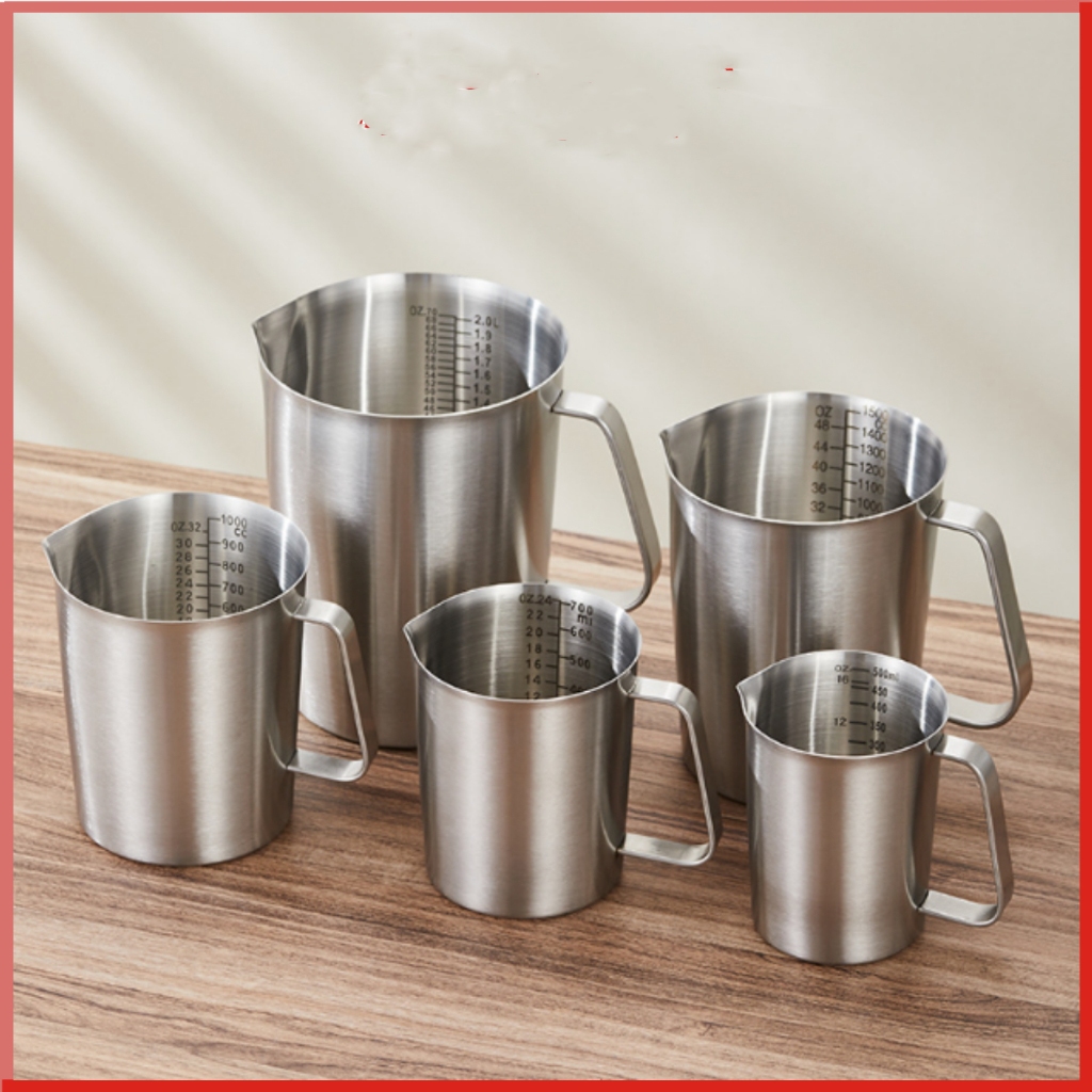 CA ĐONG INOX 304 CÓ VẠCH CHIA ĐỊNH LƯỢNG | Shopee Việt Nam