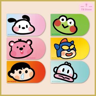 Bao Lì Xì Hoạt Hình Hong Kong 2026 - Set 6 Tờ Disney/Chibi/Sanrio Giấy Dày Đẹp