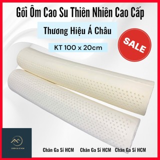 ☪️THƯƠNG HIỆU Á CHÂU☪️ Gối Cao Su Thiên Nhiên Á Châu Đàn Hồi, Êm Ái, Độ Bền 10N, Gối Nằm, Ôm Đủ Mẫu