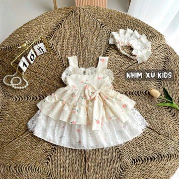 Girls' Pink Newborn Dress Lolita KIDS