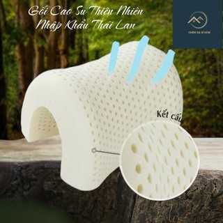 🧧GỐI TRẺ EM🧧Gối Nằm Cao Su Thiên Nhiên Natural Gợn Sóng Nâng Đỡ Cổ Vai Cho Bé Ngủ Ngon, Chuẩn Y Khoa