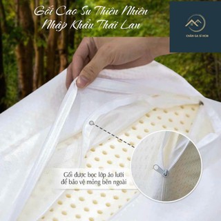 🌠NHẬP KHẨU🌠Gối Cao Su Thiên Nhiên Natural Chuẩn Y Khoa, Đàn Hồi Cao, Nằm Êm Ái - Chăn Ga Sỉ HCM