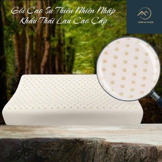 🌠NHẬP KHẨU🌠Gối Cao Su Thiên Nhiên Natural Chuẩn Y Khoa, Đàn Hồi Cao, Nằm Êm Ái - Chăn Ga Sỉ HCM