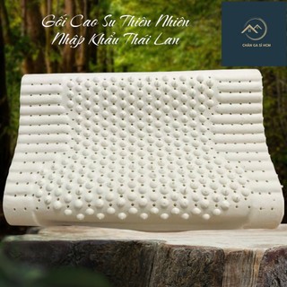 🔰ĐỦ MẪU🔰Gối Cao Su Thiên Nhiên Natural Nhập Khẩu Bền Đẹp, Êm Ái, Đàn Hồi, Chuẩn Y Khoa _Chăn Ga Sỉ