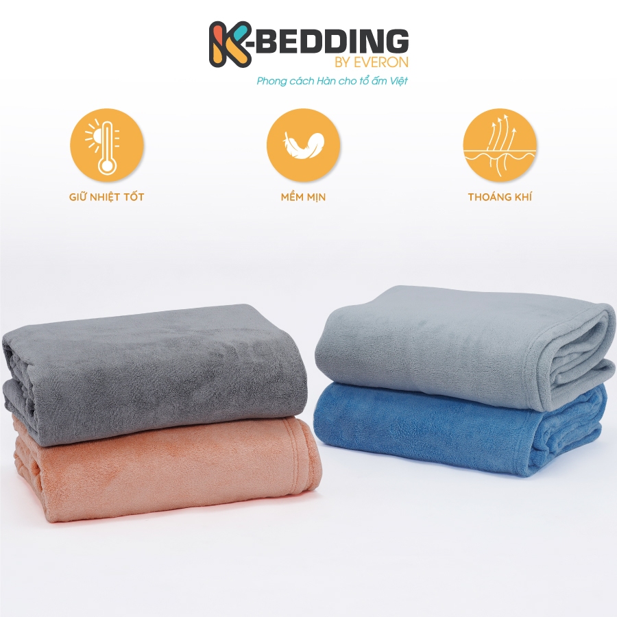 Ảnh Chăn Tuyết Cao Cấp K-Bedding By Everon mềm mịn, giữ nhiệt tốt 2 kích thước thích hợp bốn mùa 1