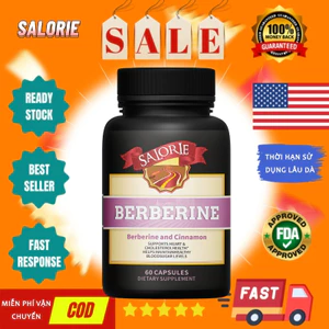 Berberine 800 mg bảo vệ tim, bảo vệ ruột, bảo vệ mạch máu, cải thiện lượng đường trong máu