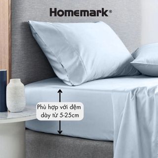 Ga Giường Lụa Tencel 60S Cao Cấp Homemark 160x200/180x200cm Mềm Mịn, Thoáng Mát, Sang Trọng - FS4