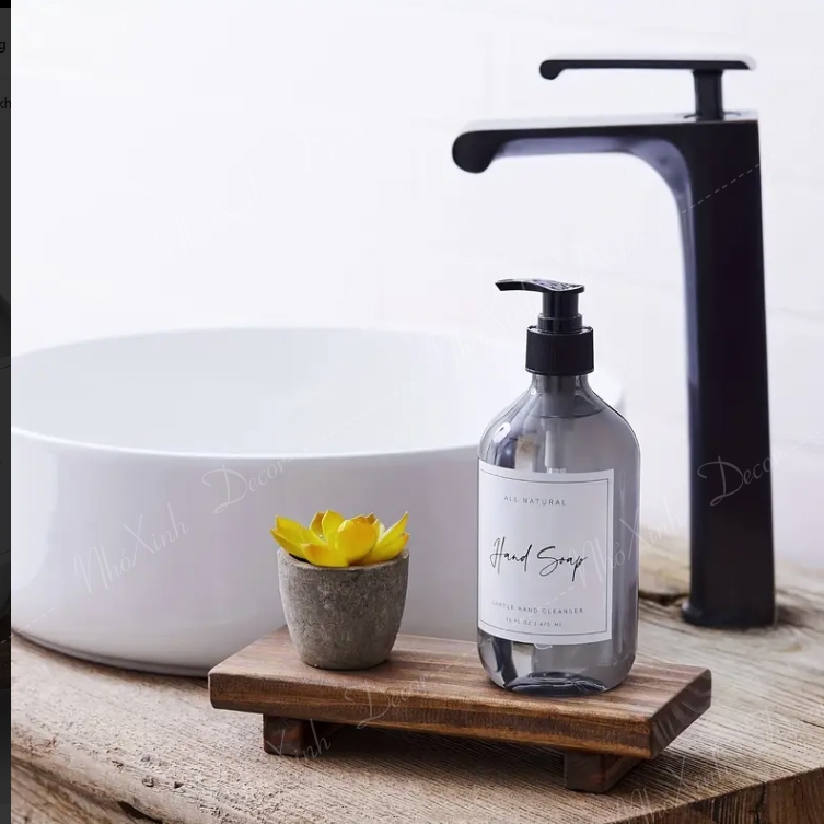 Kệ gỗ để đồ khách sạn, cafe, homestay, spa decor trang trí