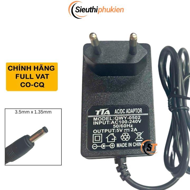 Cục nguồn cho tivi Box 5v 2a chân nhỏ 3.5mm | Shopee Việt Nam