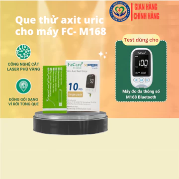 Que thử Axit Uric (gout) dành cho Máy đo đa năng Facare 5 trong 1 FC-M168 (TD-4216) - Hộp 10 que