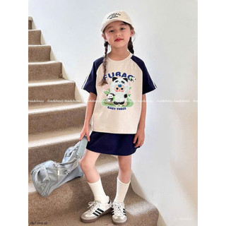 [B&G] Sét baby three chân váy+áo cotton cao cấp cho bé gái từ 2-12 tuổi(13-45kg)