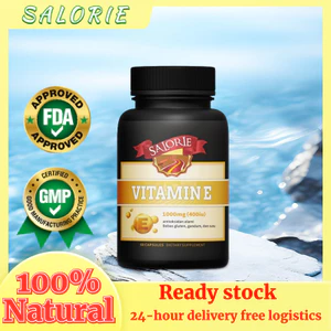 Vitamin E, nuôi dưỡng da, 400iu, 1000mg, giảm nếp nhăn và đường nhăn, trì hoãn lão hóa