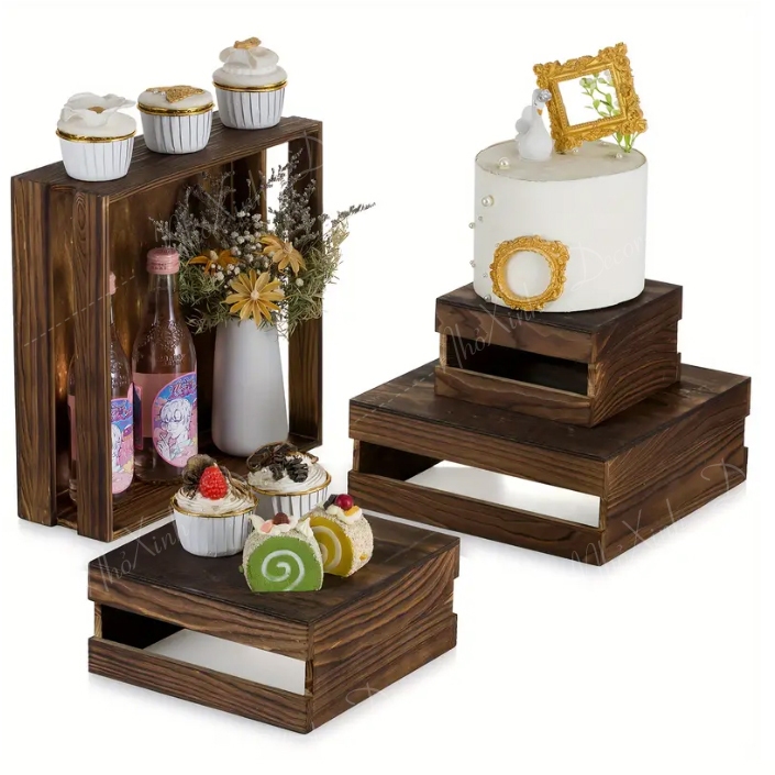 Kệ bánh, kệ tiệc bánh ngọt, buffet kệ tiệc cưới sinh nhật.