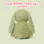 Gấu Bông Thỏ Lông Xù Thêu Tai Theo Yêu Cầu - Quà tặng trẻ em, sinh nhật, người yêu - Gấu Bông Xinh Rosaria