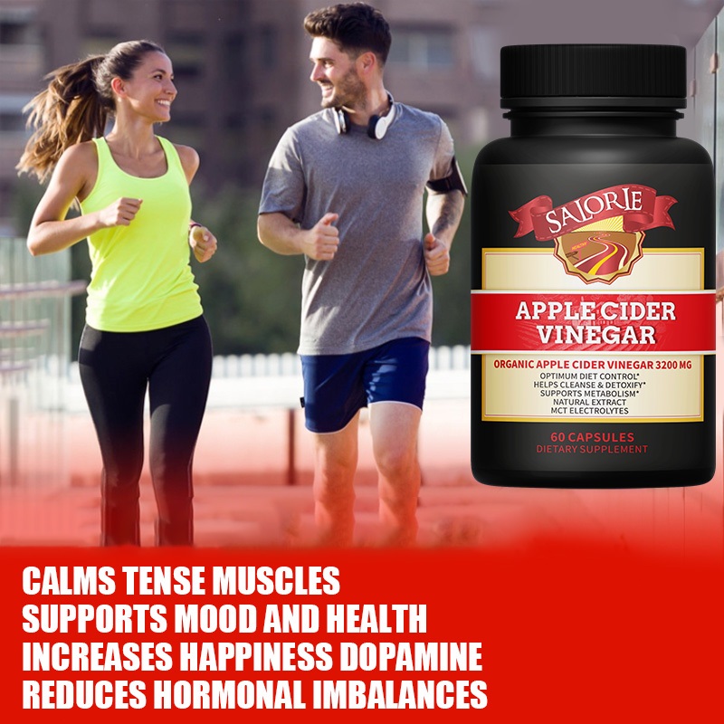 Chiết xuất giấm táo: Hỗ trợ kiểm soát cân nặng, duy trì cảm giác nhẹ nhàng 60 viên nang mềm