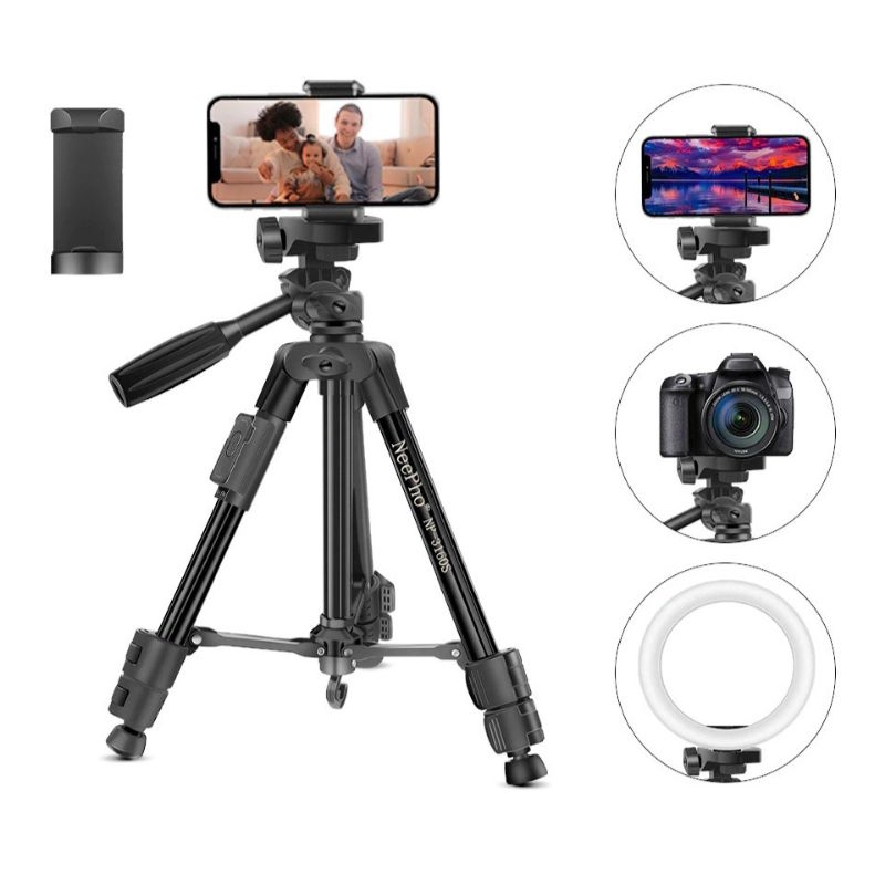 Gậy Tripod điện thoại Máy ảnh ,3160S chất liệu cao cấp có kèm kẹp điện thoại chắc chắn và nút chụp ảnh từ xa.