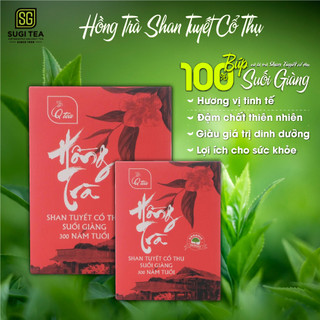 Hồng trà hộp giấy 50g - Hông Trà Shan Tuyết cổ thụ 300 năm tuổi suối giàng-SuGiTea