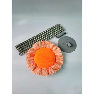 Nùi Lau Thay Thế Cây Lau Trần Nhà Hoa Hướng Dương Phúc Hưng Phát Dài 225cm, Bông Lau Thấm Hút