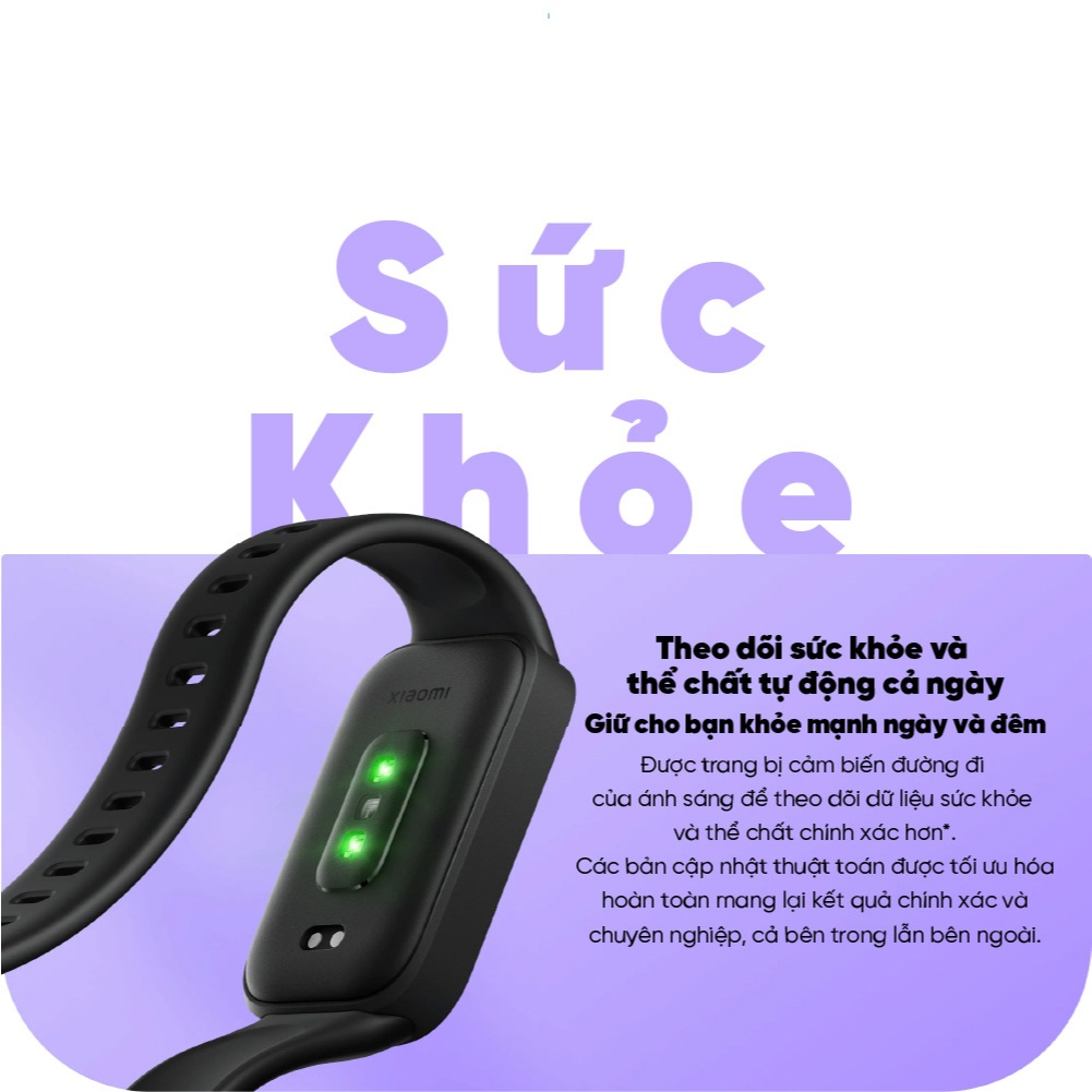 Ảnh Vòng đeo tay (đồng hồ) thông minh Xiaomi Smart Band 9 Active - Màn hình TFT 1,47 inch - Pin lên đến 18 ngày 4