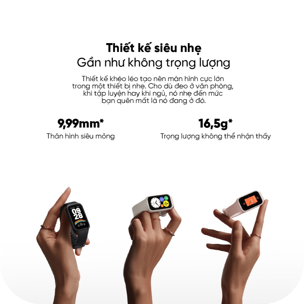 Ảnh Vòng đeo tay (đồng hồ) thông minh Xiaomi Smart Band 9 Active - Màn hình TFT 1,47 inch - Pin lên đến 18 ngày 3