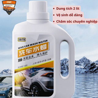 Nước rửa xe ô tô bọt tuyết làm sạch nhanh, chuyên nghiệp, bảo vệ bề mặt sơn xe (Chai 2 L)