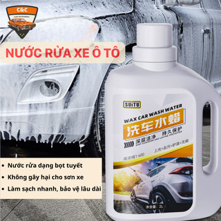 Nước rửa xe ô tô bọt tuyết làm sạch nhanh, chuyên nghiệp, bảo vệ bề mặt sơn xe (Chai 2 L)