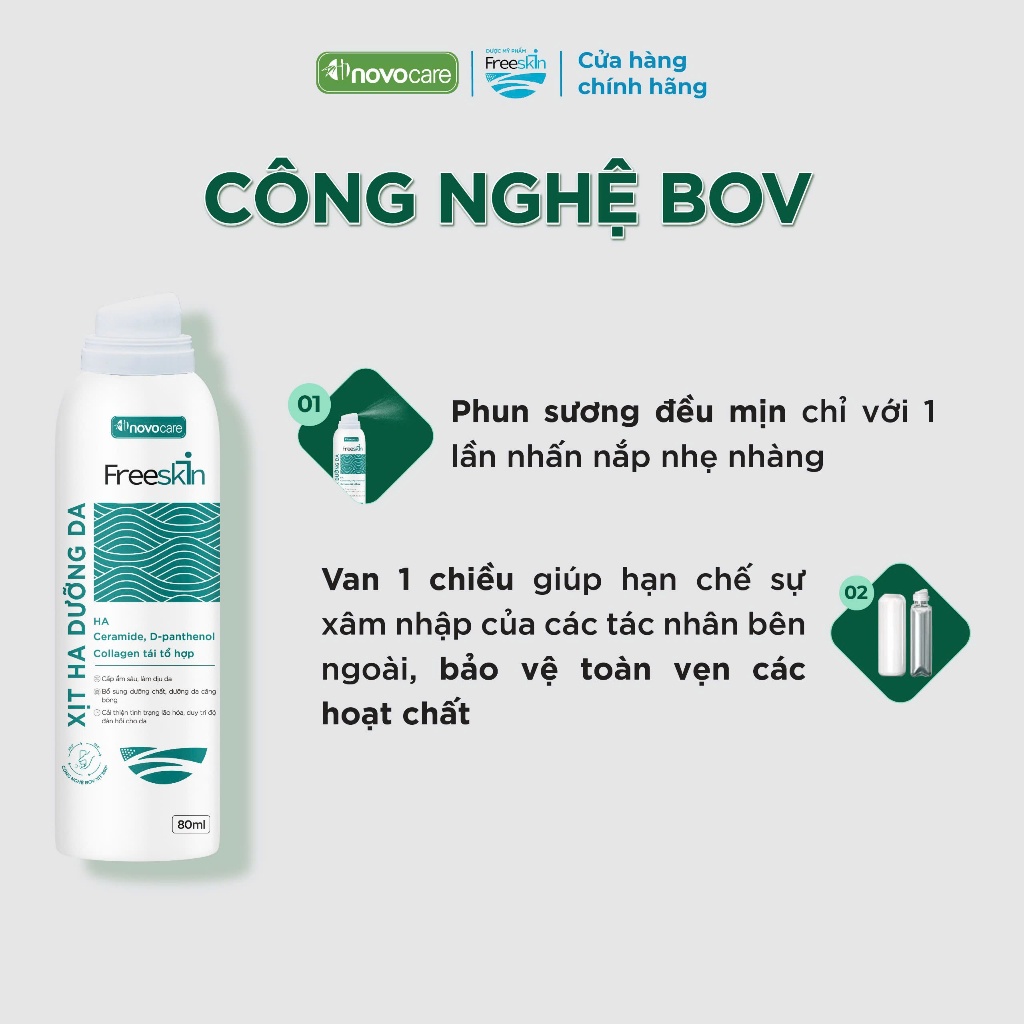 Ảnh [ LIVE ] Xịt HA dưỡng da đa tầng Freeskin tích hợp 3 bước Toner, cung cấp HA và Khoá ẩm 80ml 4