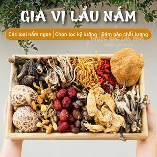 Set Lẩu nấm 150g, nấm hầm canh dưỡng sinh, set hầm siêu nấm, thơm ngon, bổ dưỡng - Thuốc Bắc Lãn Ông