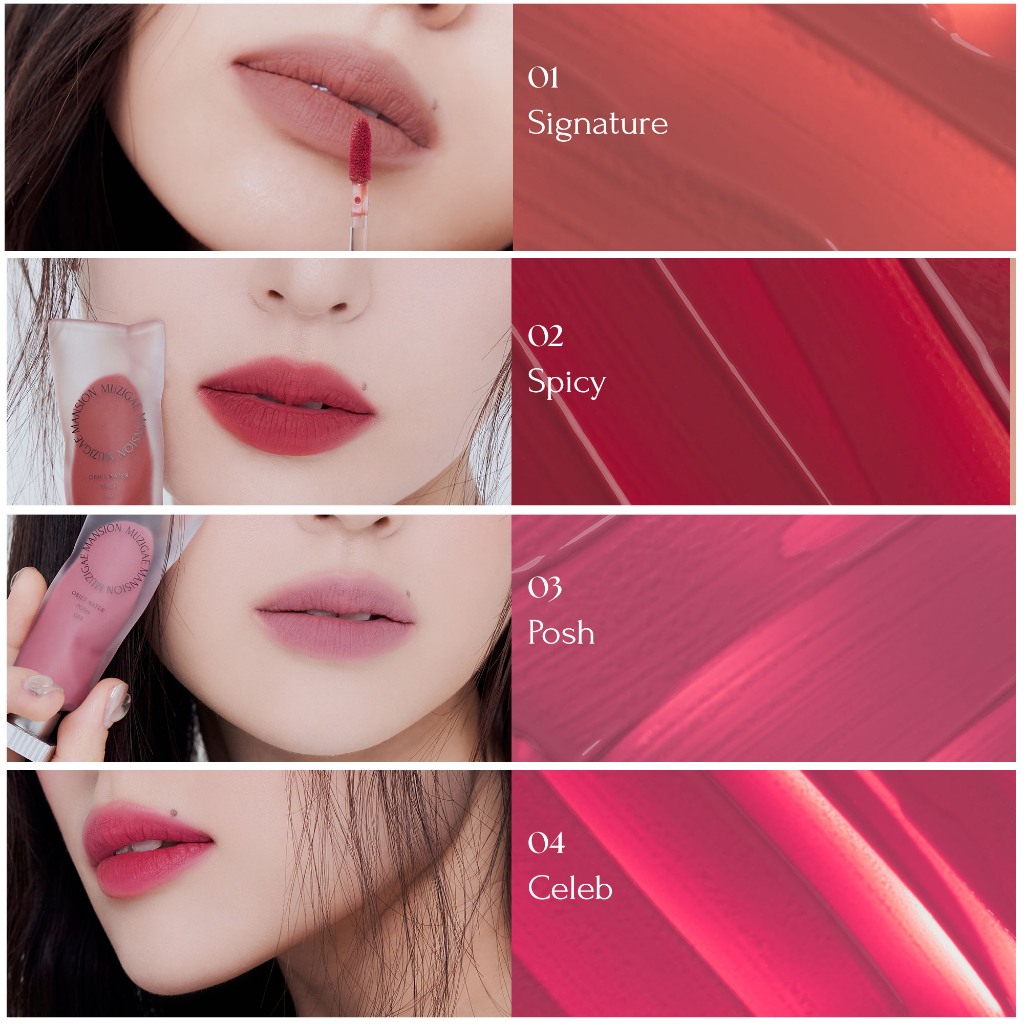 Son Tint Nước Muzigae Mansion Objet Water Mỏng Nhẹ Lâu Trôi 5.8ml