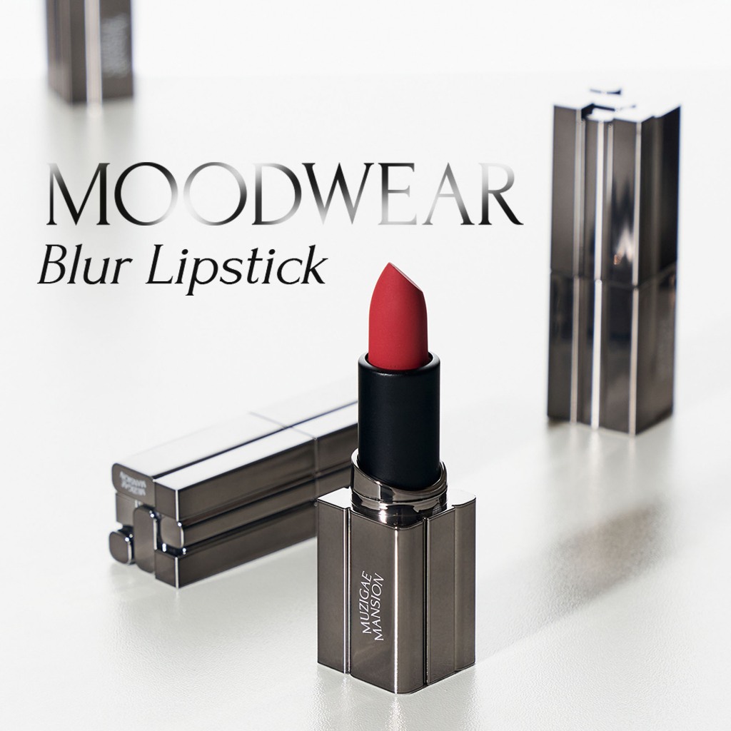 Son thỏi Muzigae Mansion Moodwear Blur Lipstick Mịn Lì, Lâu Trôi, Dưỡng Ẩm
