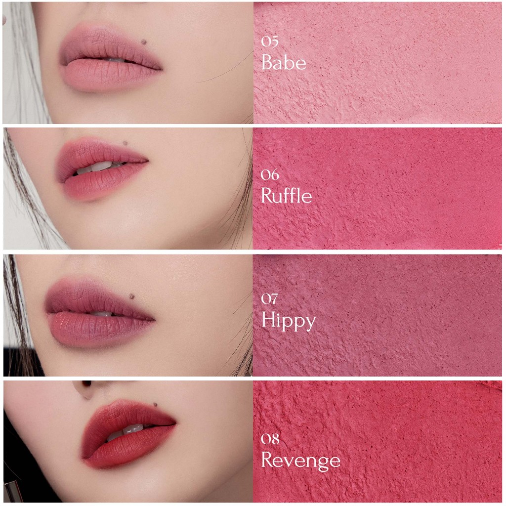 Son thỏi Muzigae Mansion Moodwear Blur Lipstick Mịn Lì, Lâu Trôi, Dưỡng Ẩm