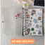 Bìa Sổ Còng A6 A5 B5, Bìa Còng PVC Nhựa Dẻo Trong, Sổ Còng Sắt 6 Lỗ 9 Lỗ