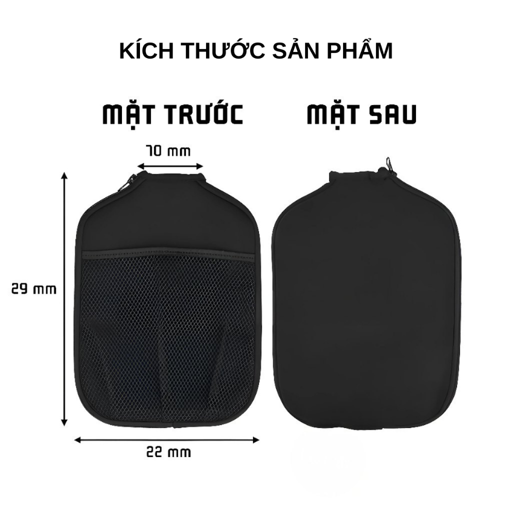 Túi đựng vợt Pickleball Beesoul, bao bảo vệ mặt vợt có quai đeo tiện lợi, chống bụi, trầy xước