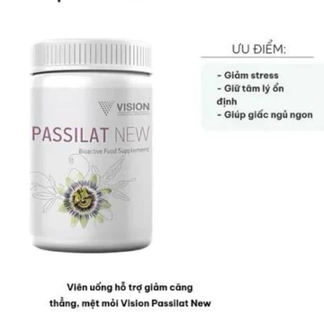 Thực phẩm chức năng Passilat Vision hỗ trợ giảm căng thẳng mệt mỏi.