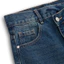 MIDDUA - SJ015 Quần đùi denim lửng lưng khuy chéo