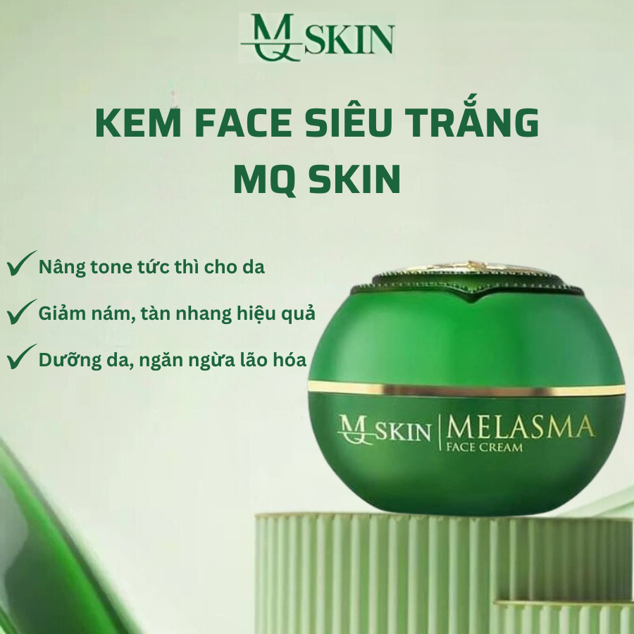 Ảnh Kem Face Siêu Trắng Da MQ Skin MELASMA 30gr Dưỡng Trắng, Ngừa Nám, Ngăn Lão Hóa Cho Da 2