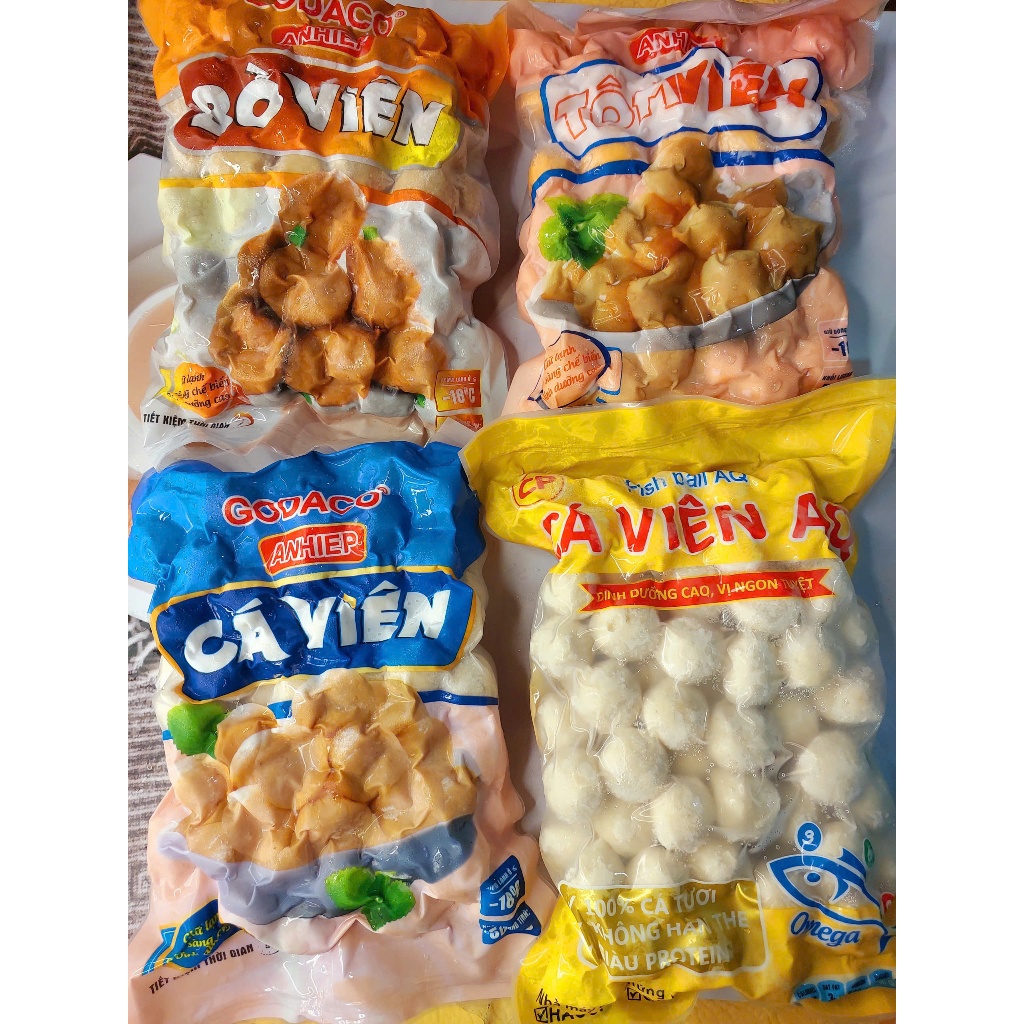 500G VIÊN THẢ LẨU ĐỦ LOẠI_TÙY CHỌN_XIÊN QUE/ THẢ LẨU