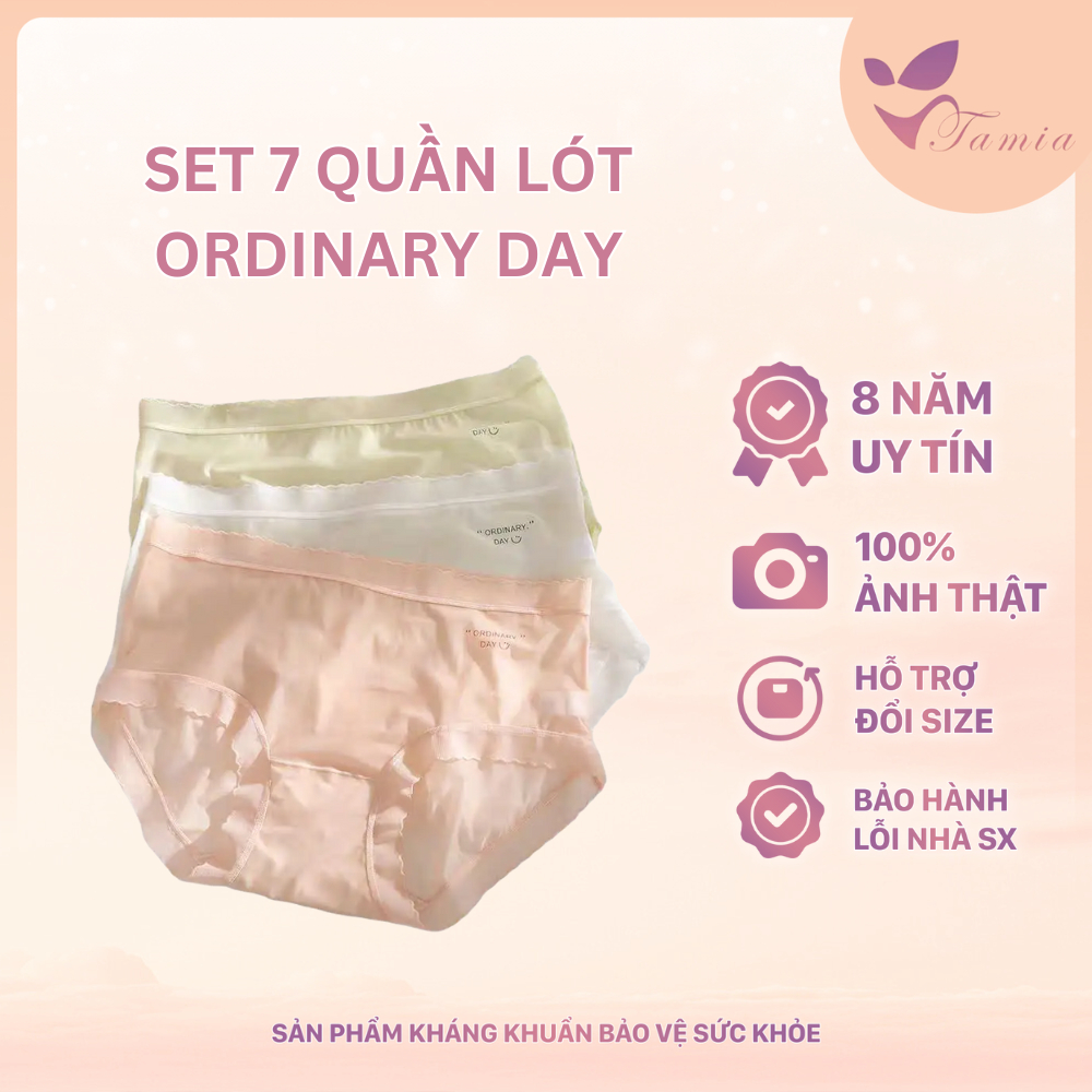 Combo Quần Lót Kháng Khuẩn 7 Ngày, Quần Lót Nữ Mỏng Nhẹ Tàng Hình, Êm ...