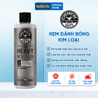 Kem đánh bóng kim loại Chemical Guys Heavy Metal Polish 473ml, đánh bóng hiệu quả, nhanh chóng