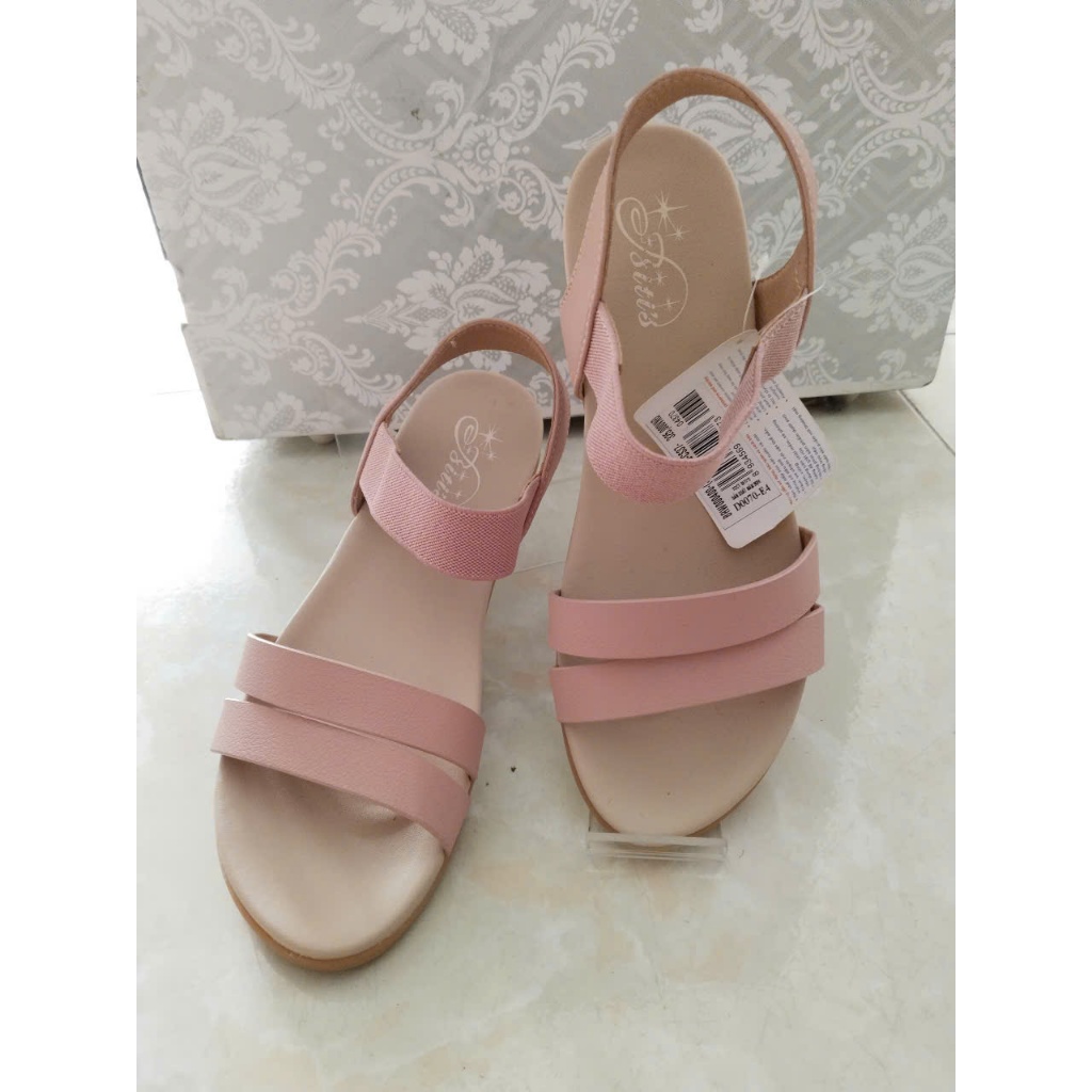 SANDAL NỮ MÀU HỒNG VÀ ĐEN BRW000400