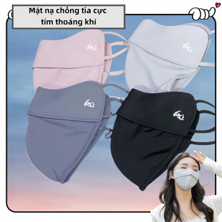 Mặt nạ chống nắng nữ mới, mặt nạ bảo vệ mắt du lịch ngoài trời, mặt nạ thoáng khí chống tia cực tím