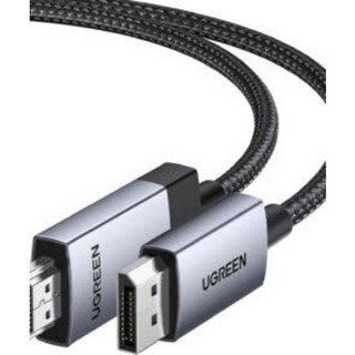 Cáp Displayport to HDMI 2.0 Ugreen DP119 2M | Hỗ trợ 4K@60Hz | Truyền dữ liệu 18Gbps | Bảo hành 18 Tháng 1 đổi 1 15774