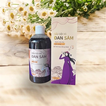 Dầu gội cho tóc rụng nhiều Đan Sâm, Dầu gội Dược liệu Đông Y dành cho tóc gãy, rụng, giảm rụng tóc