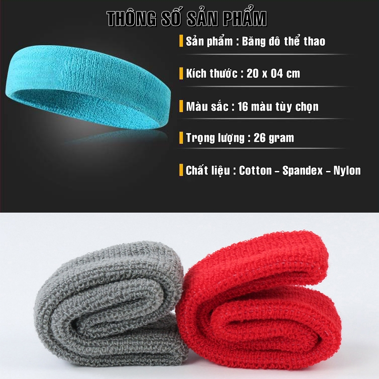 Băng đô nam nữ thể thao Pickleball Beesoul, chặn mồ hôi co giãn 4 chiều tập gym, bóng rổ bóng chuyền