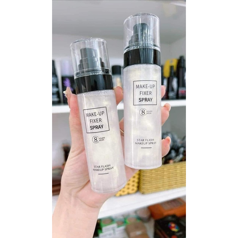 Hàng loại 1 nội địa Trung-Xịt khoá nền có nhũ Make up Fixer Spray HUNMUI.