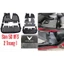 Thảm lót sàn ô tô Vinfast Vf3, Thảm nhựa TPE 5D đúc nguyên khối theo xe. Bộ 4 miếng kèm rối chân