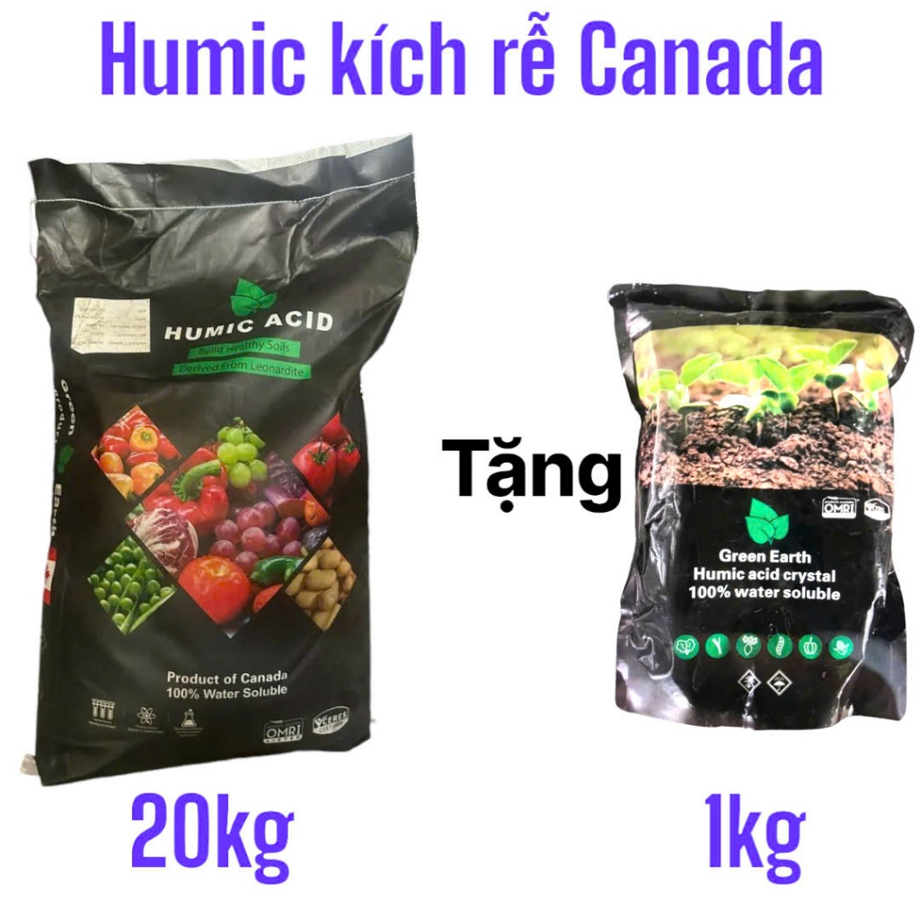 {CHÍNH HÃNG}Phân Bó Humic Mỹ - USA – Canada Nhập Khẩu Trực Tiếp - Kích ...