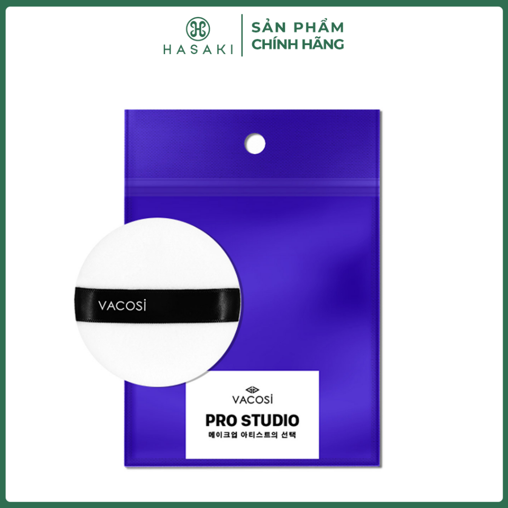 Bông Phấn Khô Vacosi Tròn Nhỏ PK02 (Bịch 1 Cái)