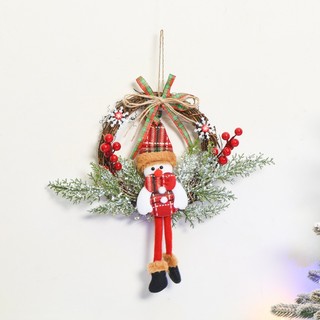 (HÀNG LOẠI 1) IK Vòng Nguyệt Quế Trang Trí Cửa Giáng Sinh, Vòng Hoa Giáng Sinh Noel Nhiều Mẫu, Size Lớn